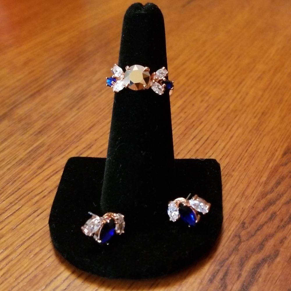 Ring &matching earrings NWOT